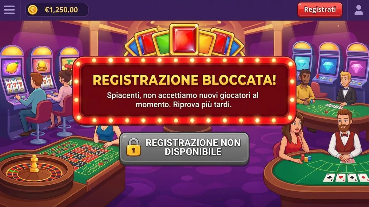 Registrazione con bonus